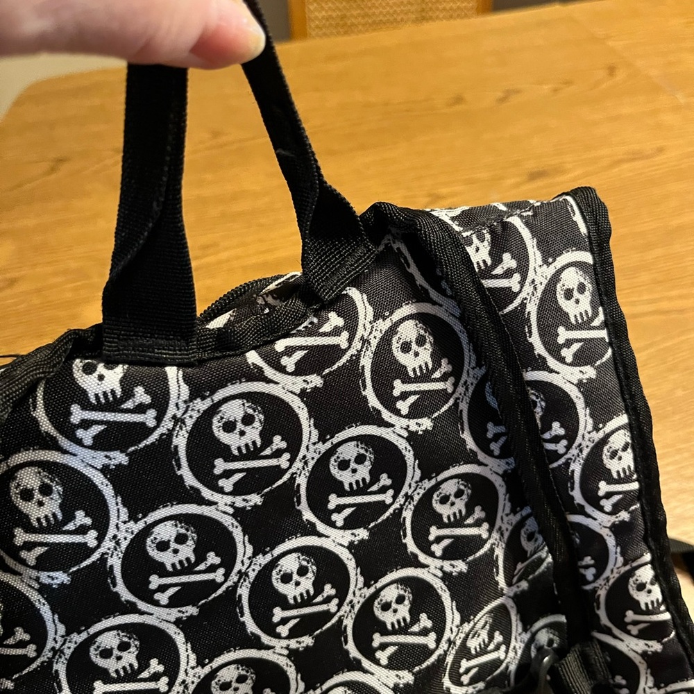 Black Skeleton Back Pack - image 6